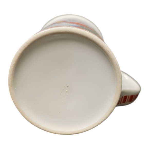 Vintage Festive Winter Scene Ceramic  Snowman Mug - Picture 5 of 5